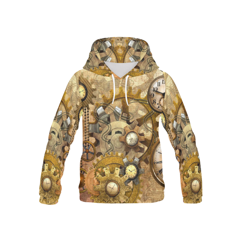 steampunk All Over Print Hoodie for Kid (USA Size) (Model H13)