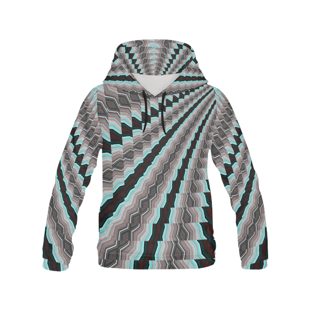 TOURQWERK All Over Print Hoodie for Women (USA Size) (Model H13)