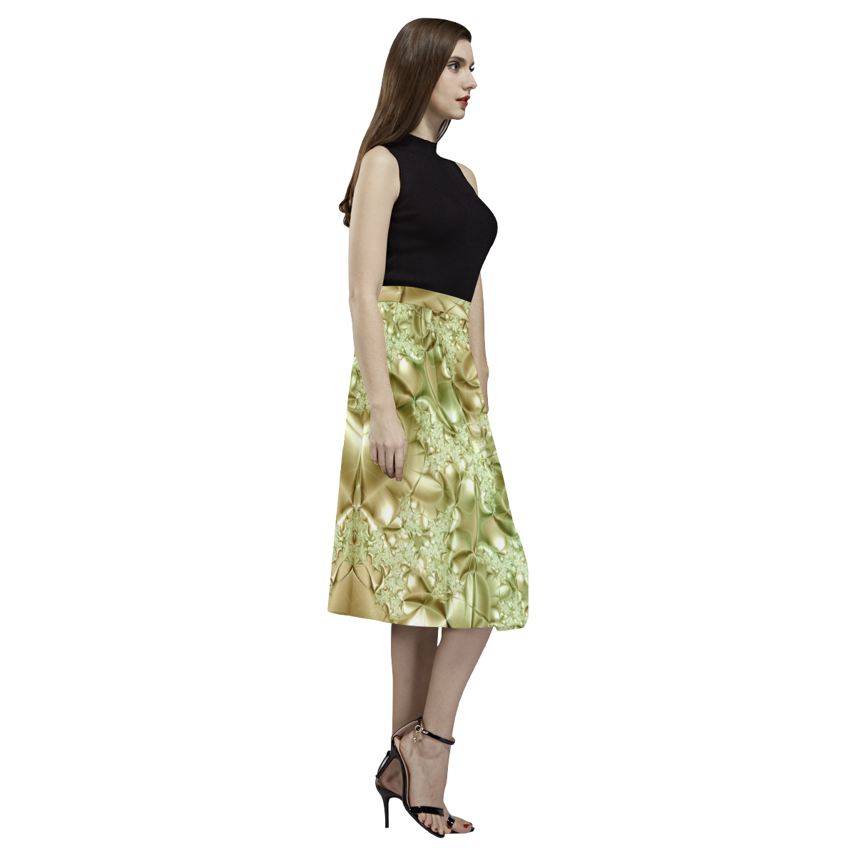Silk Road Aoede Crepe Skirt (Model D16)