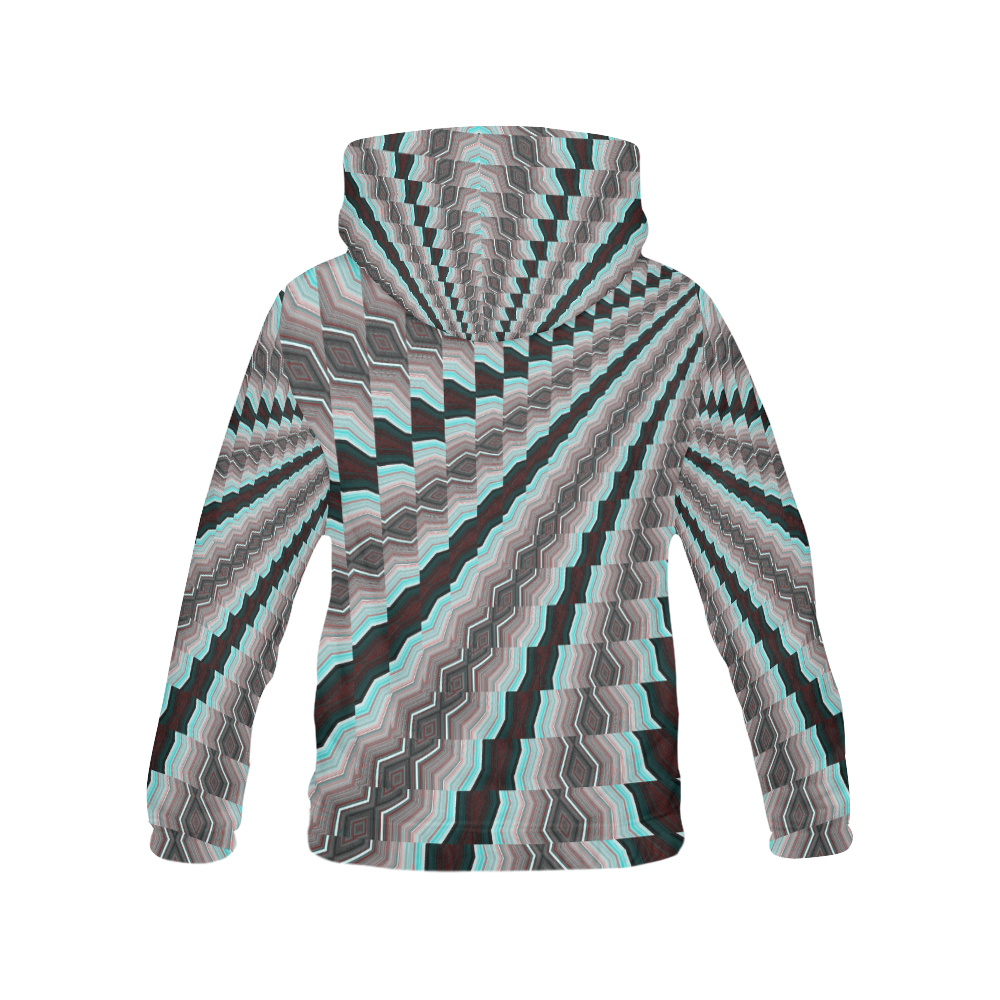 TOURQWERK All Over Print Hoodie for Women (USA Size) (Model H13)