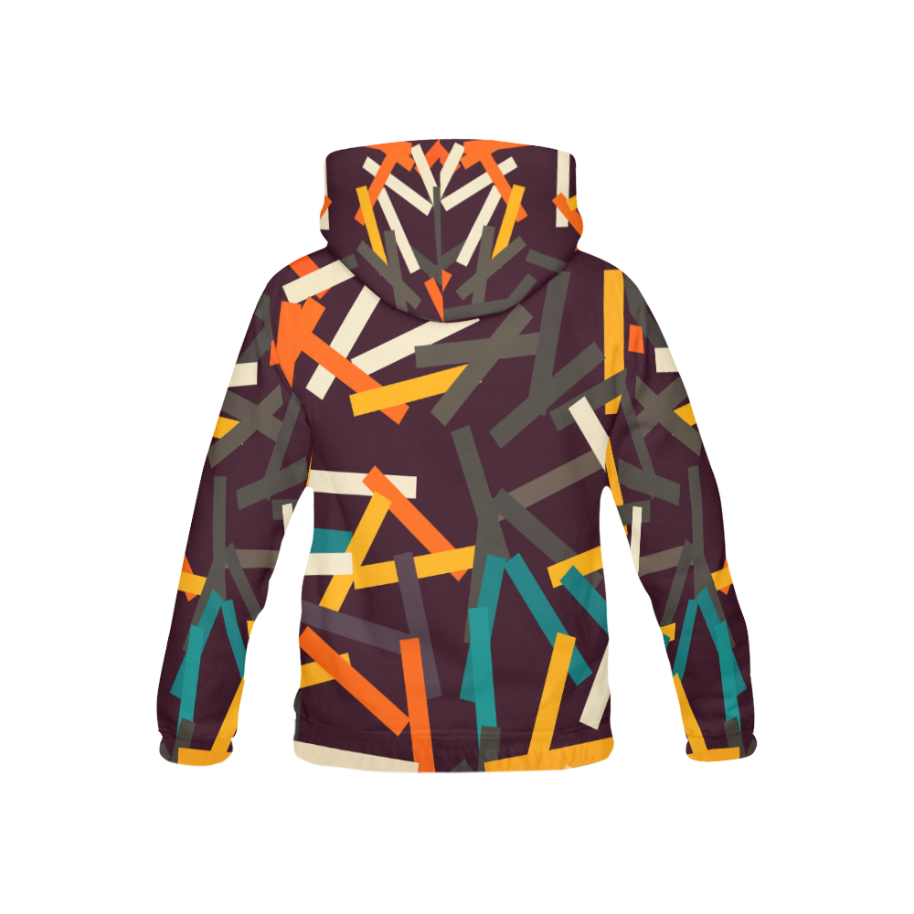 Sticks All Over Print Hoodie for Kid (USA Size) (Model H13)