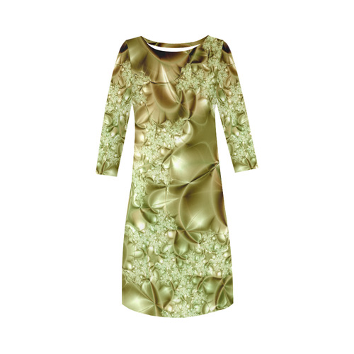 Silk Road Round Collar Dress (D22)