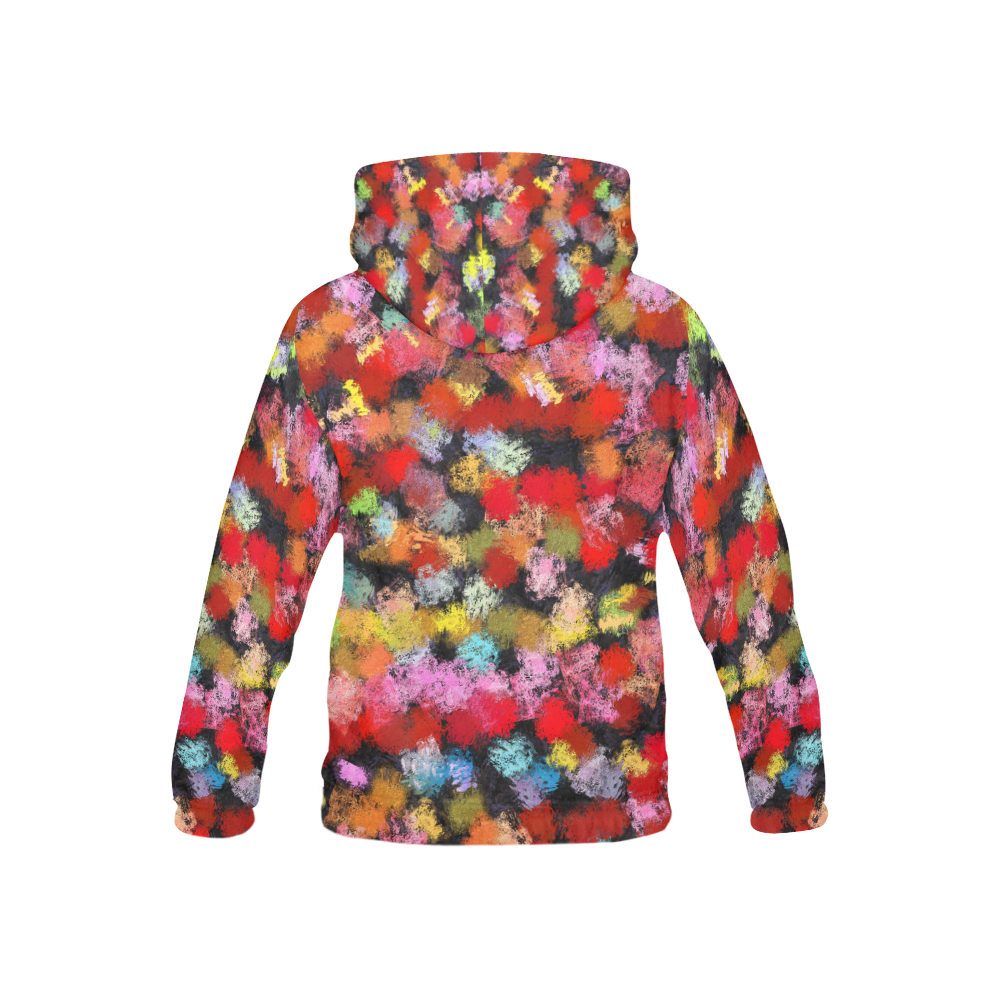 Colorful paint strokes All Over Print Hoodie for Kid (USA Size) (Model H13)
