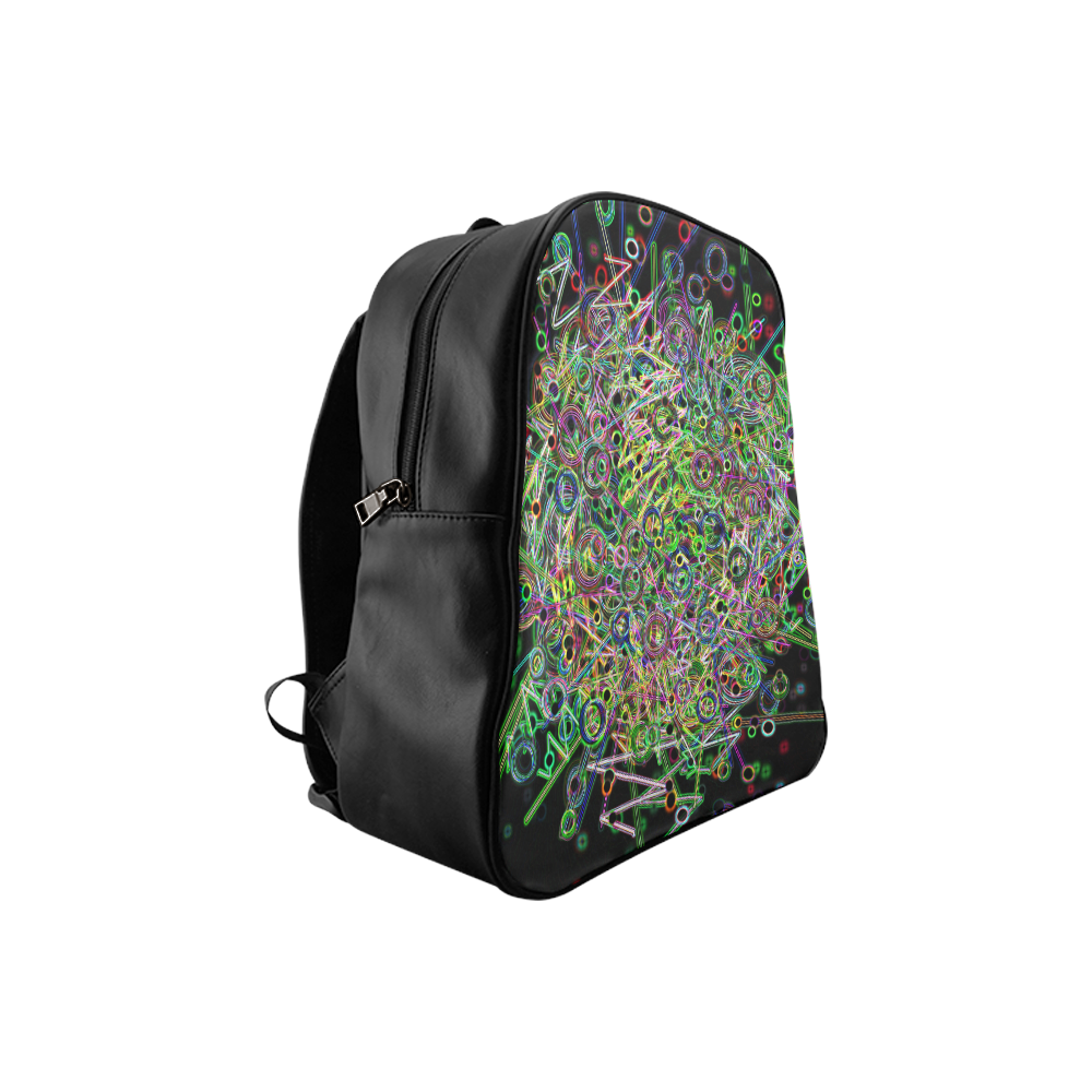 Disco Lights School Backpack (Model 1601)(Small)