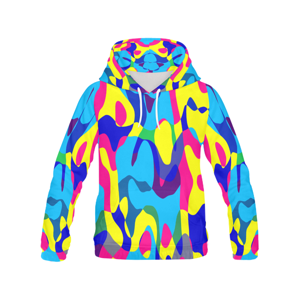 Colorful chaos All Over Print Hoodie for Men (USA Size) (Model H13)