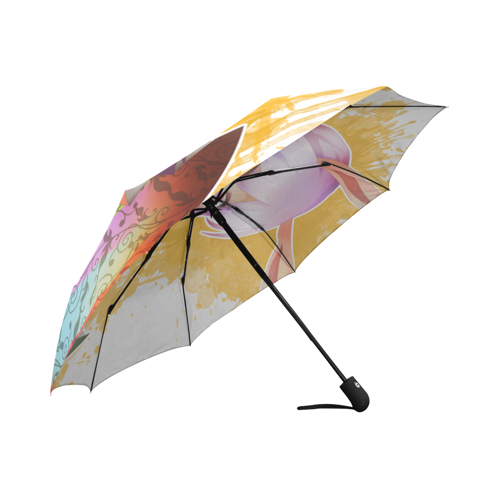 Easter Bunny Girl Auto-Foldable Umbrella (Model U04)