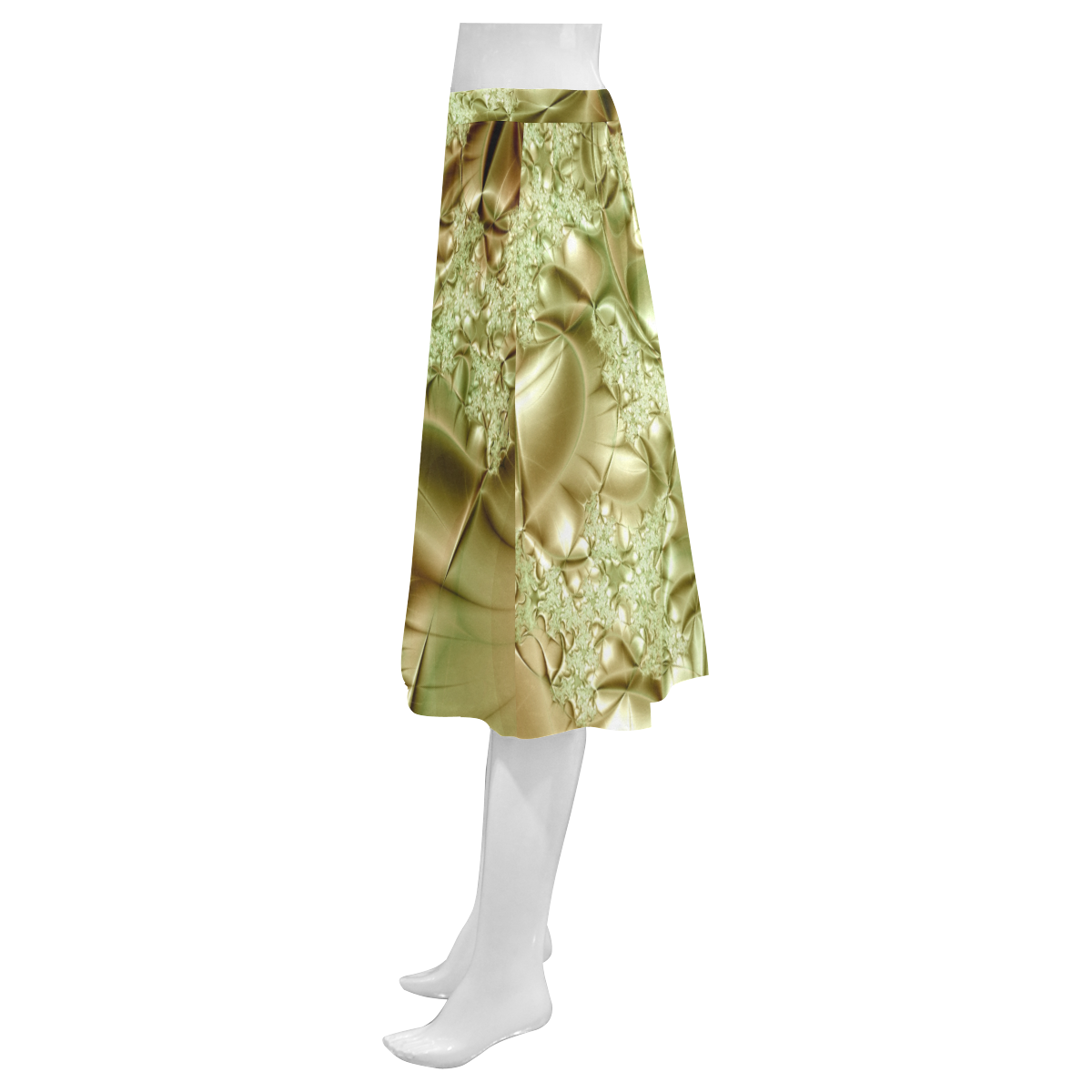 Silk Road Mnemosyne Women's Crepe Skirt (Model D16)