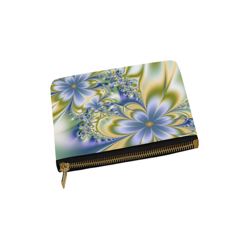 Silky Flowers Carry-All Pouch 6''x5''