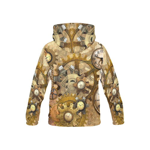 steampunk All Over Print Hoodie for Kid (USA Size) (Model H13)