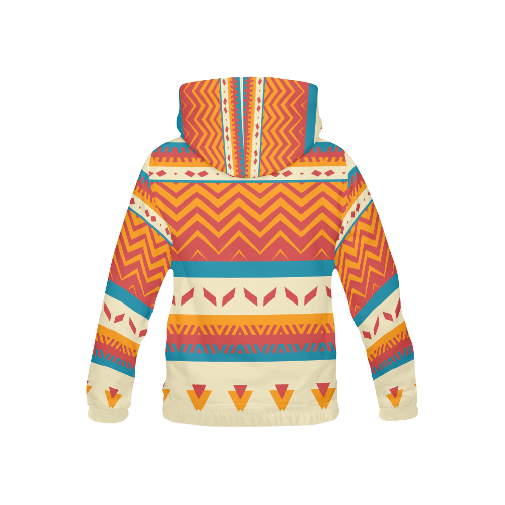 Tribal shapes All Over Print Hoodie for Kid (USA Size) (Model H13)