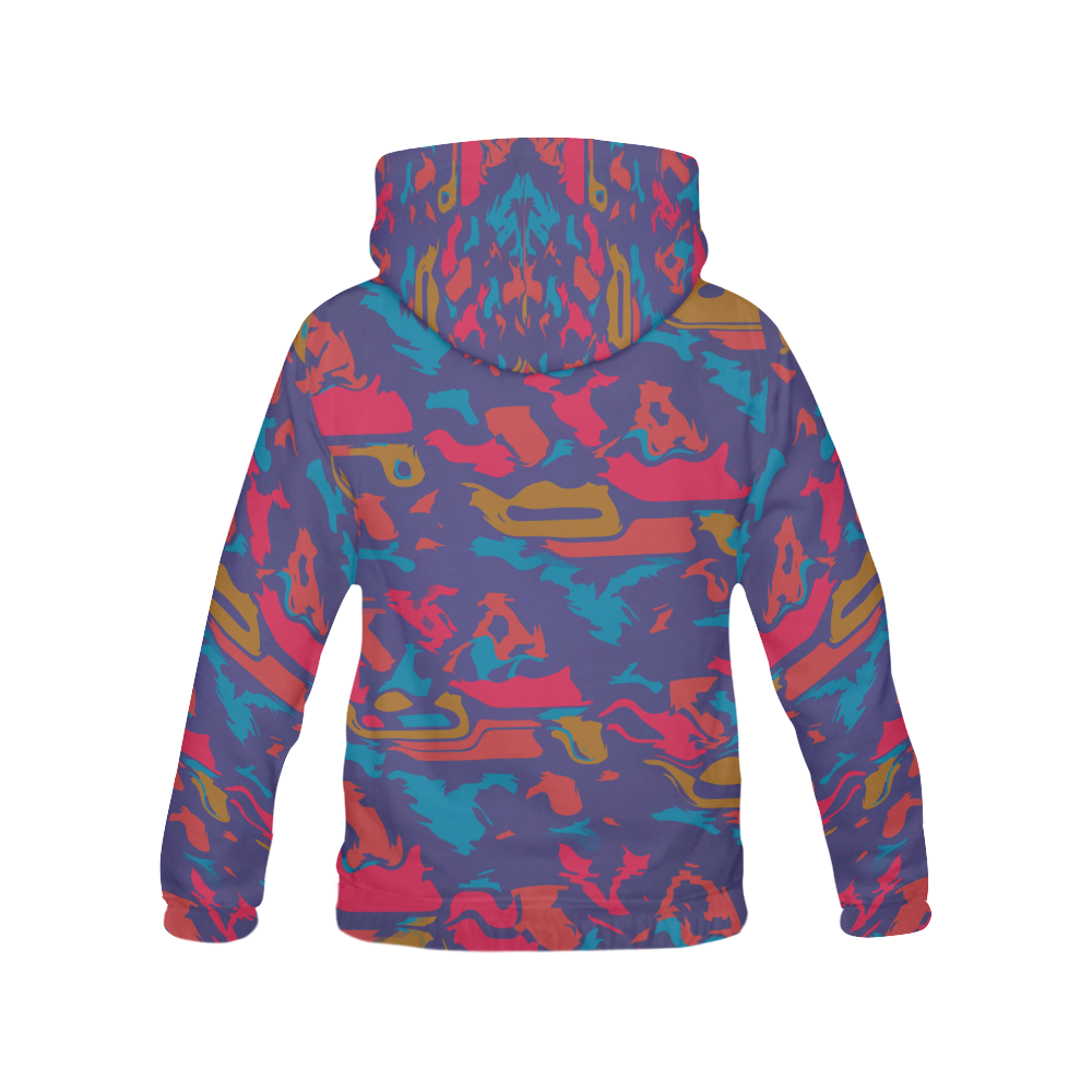 Chaos in retro colors All Over Print Hoodie for Men (USA Size) (Model H13)
