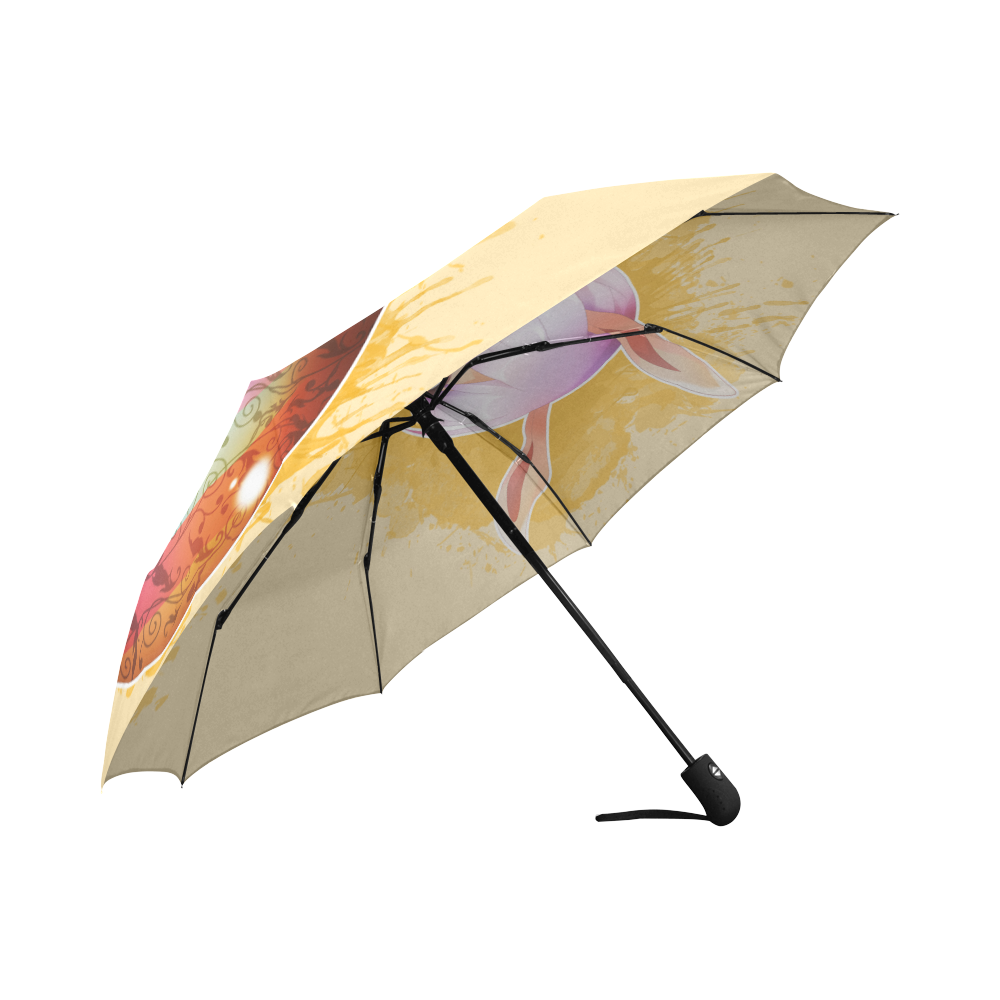 Easter Bunny Girl Auto-Foldable Umbrella (Model U04)