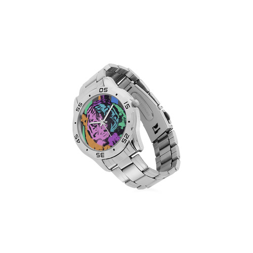 TIGER MULTICOLOR Men's Stainless Steel Analog Watch(Model 108)