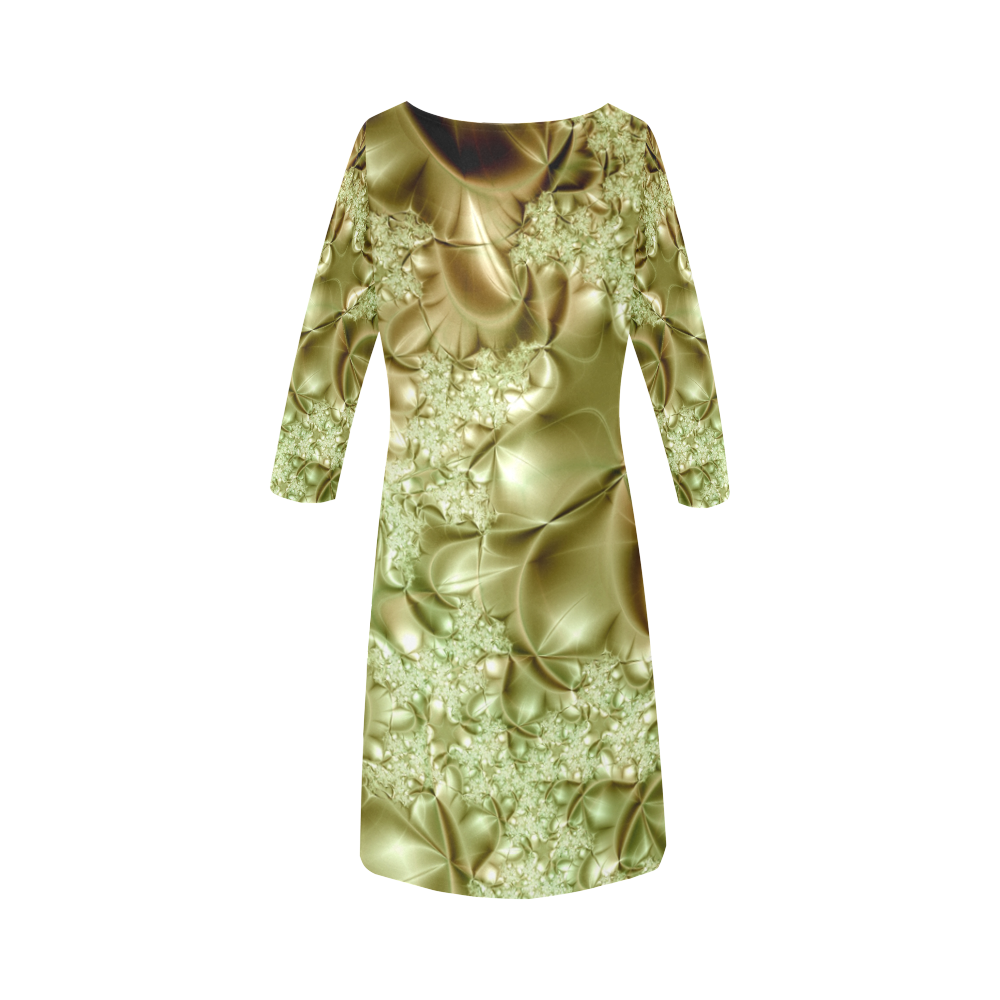 Silk Road Round Collar Dress (D22)