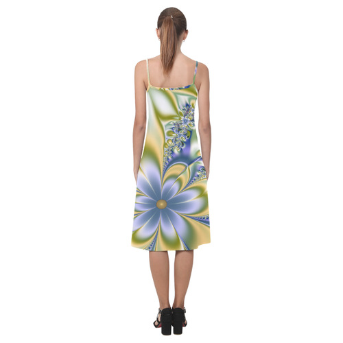 Silky Flowers Alcestis Slip Dress (Model D05)