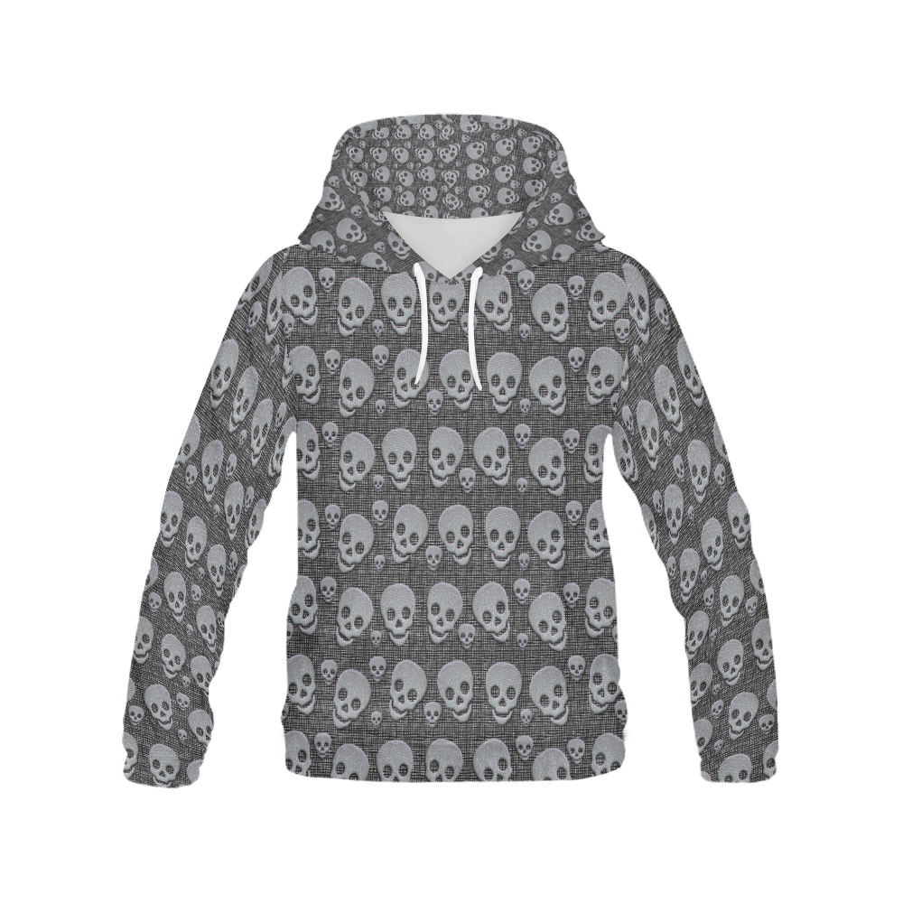 SKULLS All Over Print Hoodie for Men (USA Size) (Model H13)