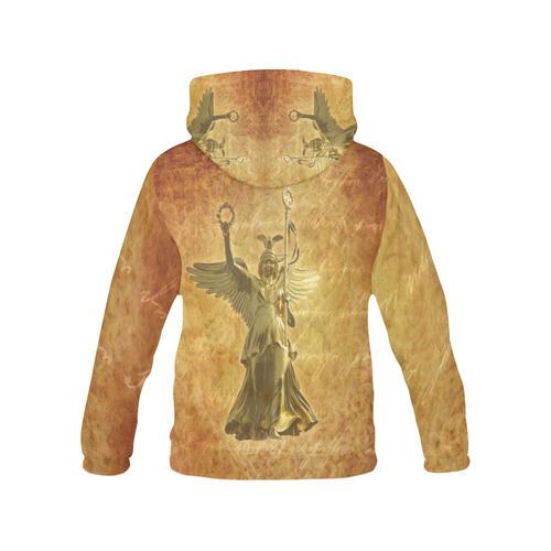 Golden Lizzy - Victory Statue in Berlin All Over Print Hoodie for Men (USA Size) (Model H13)