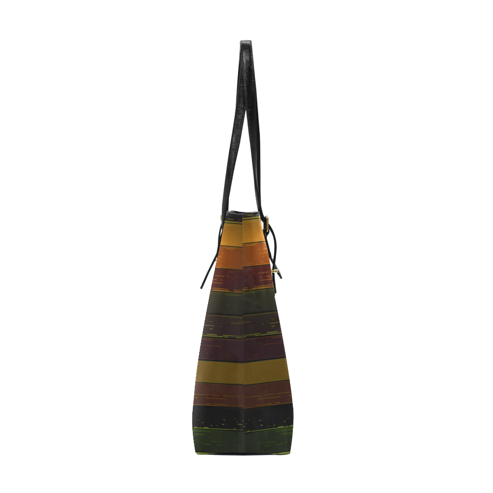 Shinny Wood Euramerican Tote Bag/Small (Model 1655)