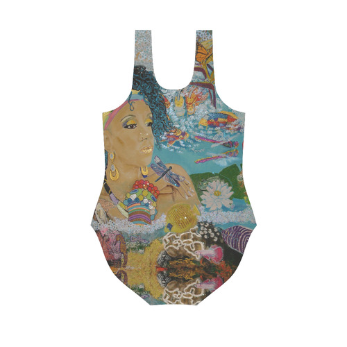 EHE4 swim3 Vest One Piece Swimsuit (Model S04)