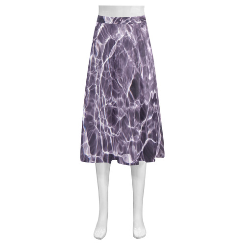 violaceous soul Mnemosyne Women's Crepe Skirt (Model D16)