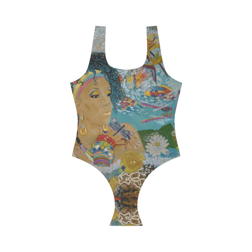 EHE4 swim3 Vest One Piece Swimsuit (Model S04)
