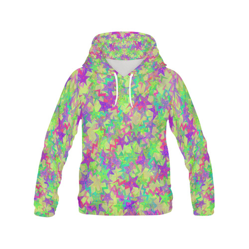 Shooting Stars All Over Print Hoodie for Men (USA Size) (Model H13)