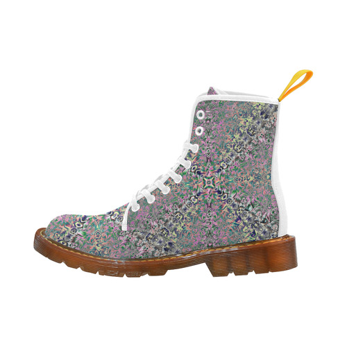 Watercolor Holograms Fractal Abstract Martin Boots For Women Model 1203H