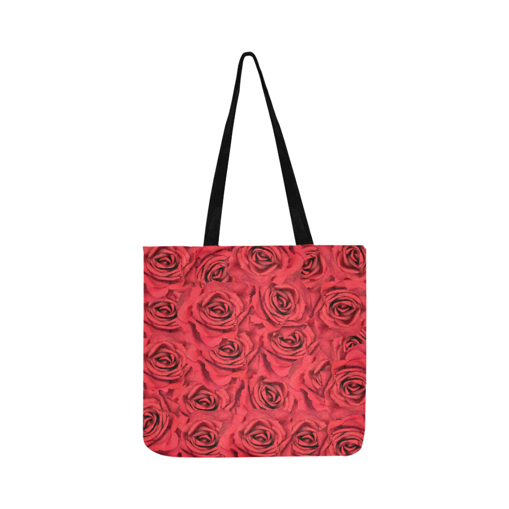 Radical Red Roses Reusable Shopping Bag Model 1660 (Two sides)