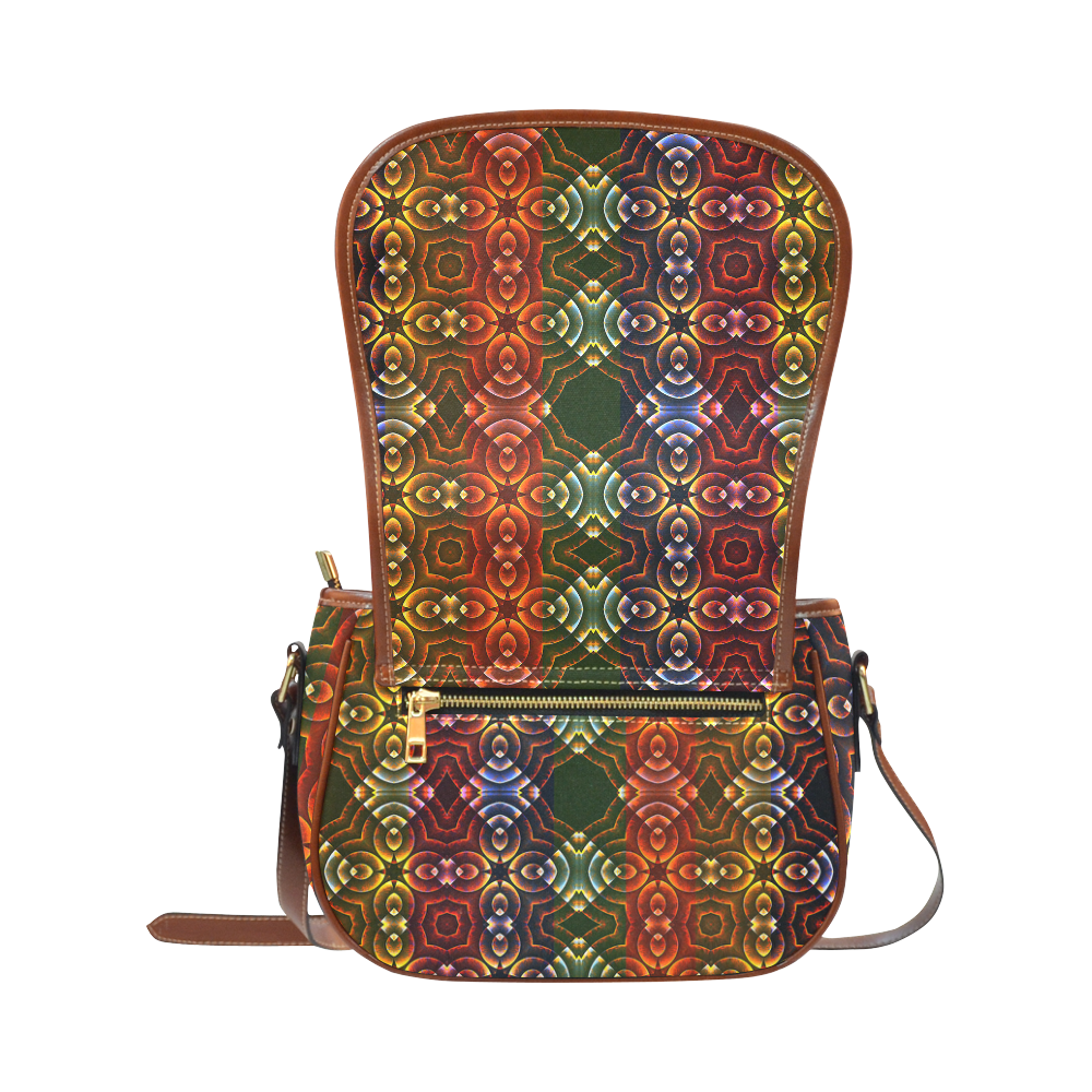 Batik Maharani #3 - Jera Nour Saddle Bag/Small (Model 1649) Full Customization