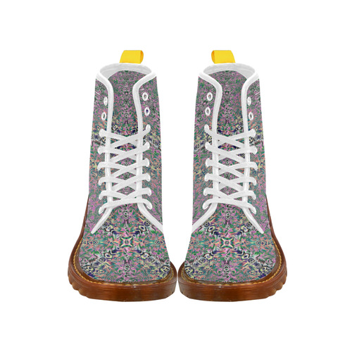 Watercolor Holograms Fractal Abstract Martin Boots For Women Model 1203H