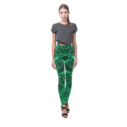 the green dive Cassandra Women's Leggings (Model L01)