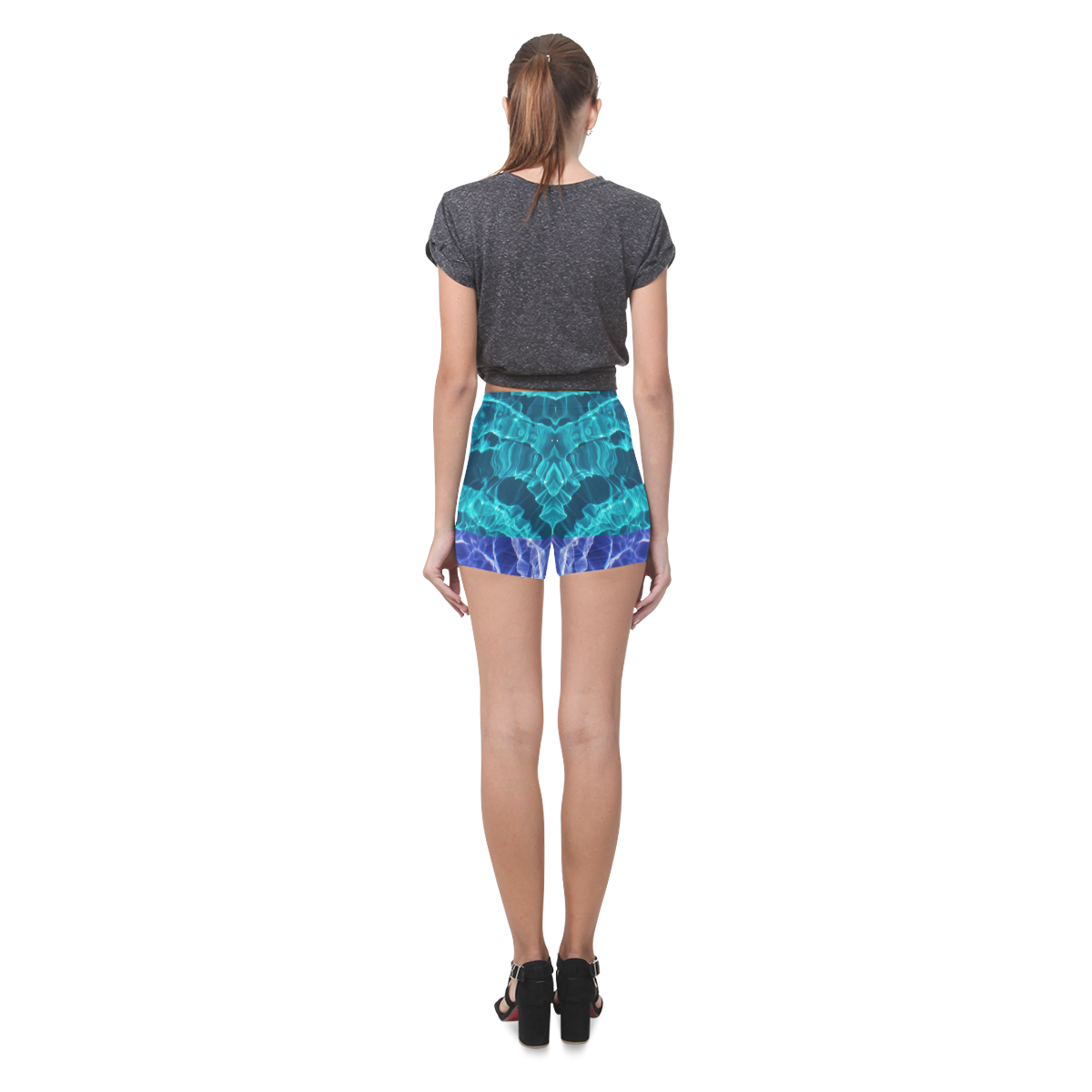 Aqua V Briseis Skinny Shorts (Model L04)
