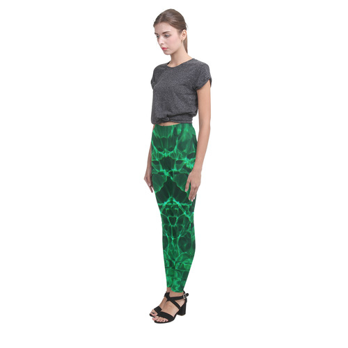 the green dive Cassandra Women's Leggings (Model L01)