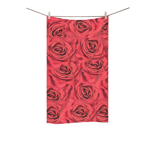 Radical Red Roses Custom Towel 16"x28"