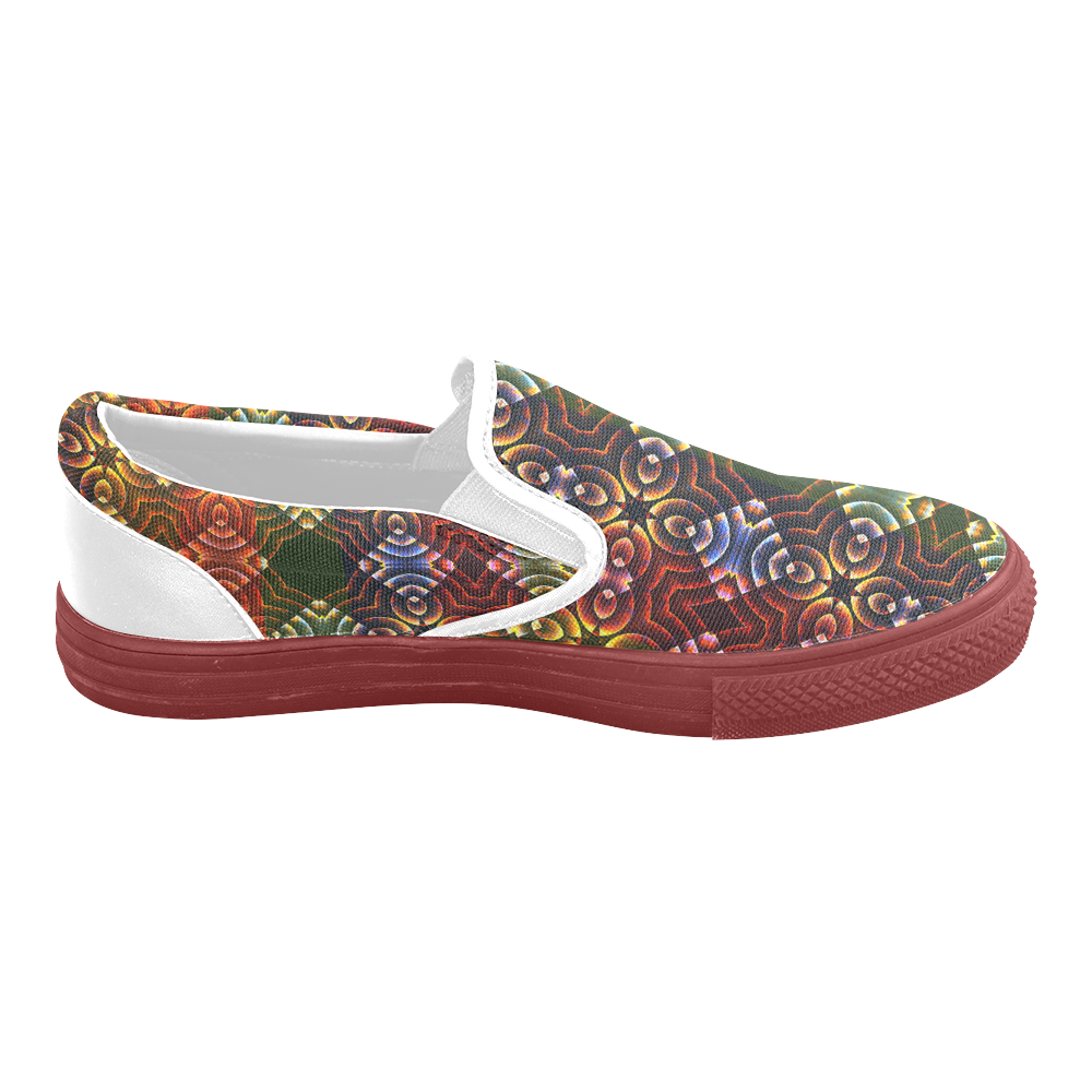 Batik Maharani #3 - Jera Nour Slip-on Canvas Shoes for Men/Large Size (Model 019)