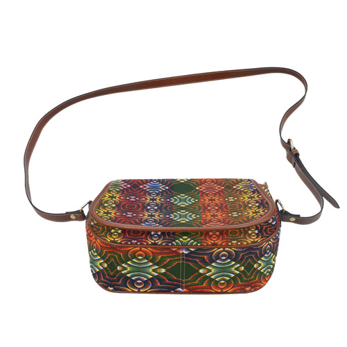 Batik Maharani #3 - Jera Nour Saddle Bag/Small (Model 1649) Full Customization
