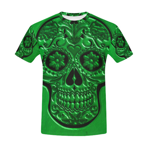 Skull20170476_by_JAMColors All Over Print T-Shirt for Men (USA Size) (Model T40)