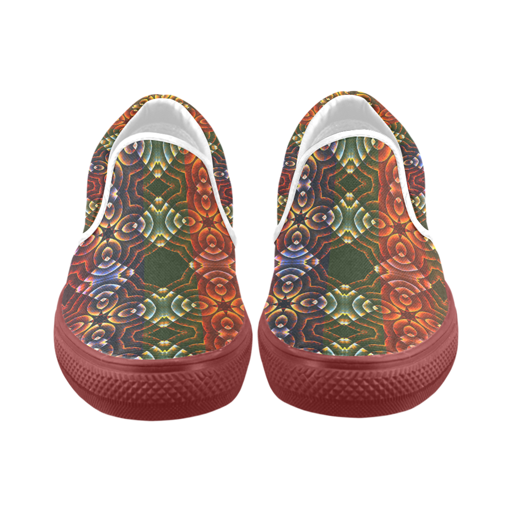 Batik Maharani #3 - Jera Nour Slip-on Canvas Shoes for Men/Large Size (Model 019)