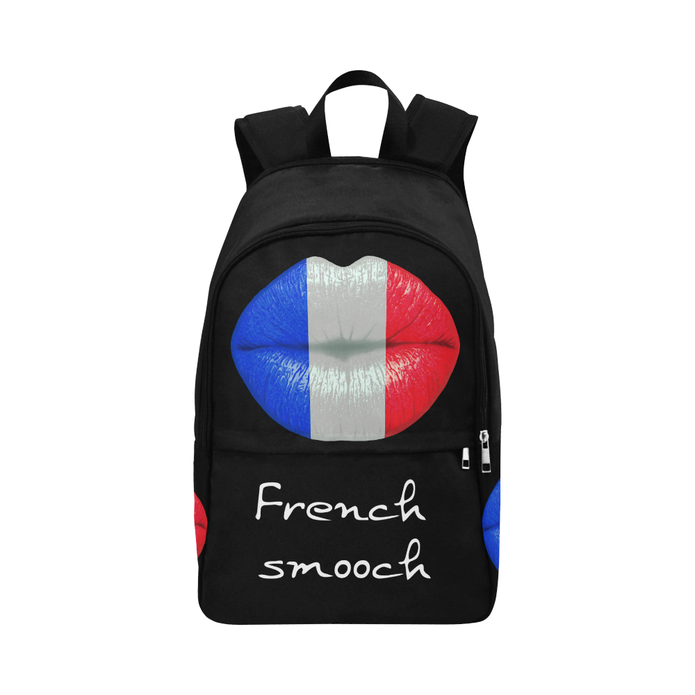 French smooch Fabric Backpack for Adult (Model 1659)