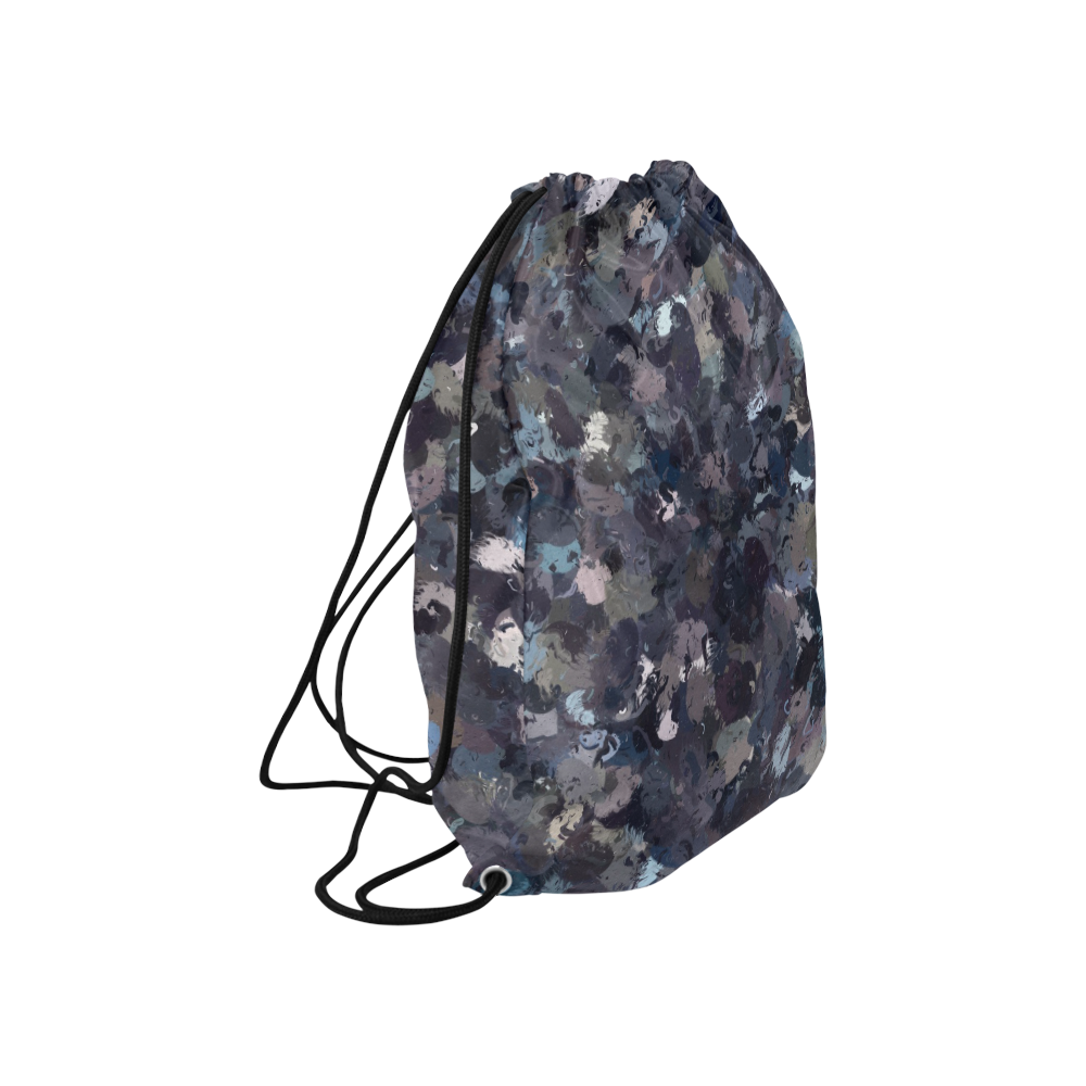 Shades of Purple Beads Large Drawstring Bag Model 1604 (Twin Sides)  16.5"(W) * 19.3"(H)