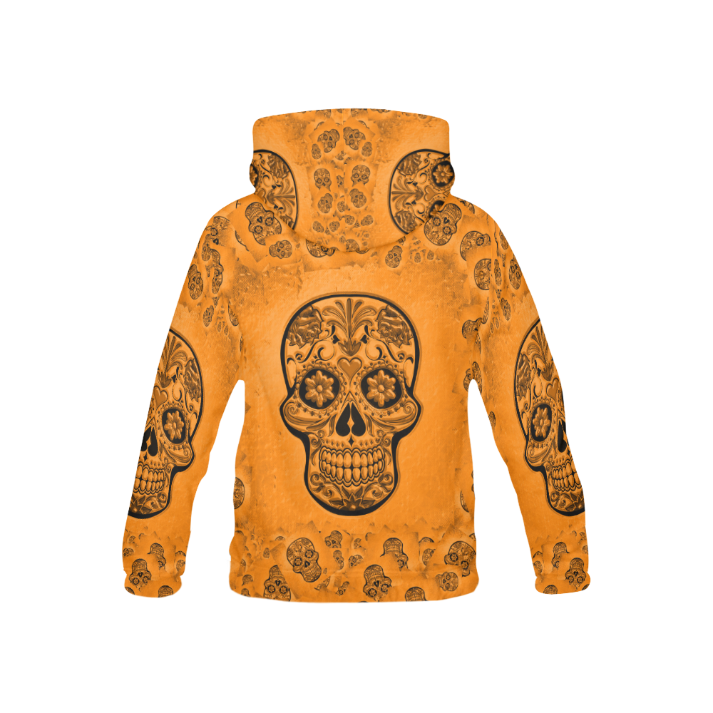 Skull20170251_by_JAMColors All Over Print Hoodie for Kid (USA Size) (Model H13)