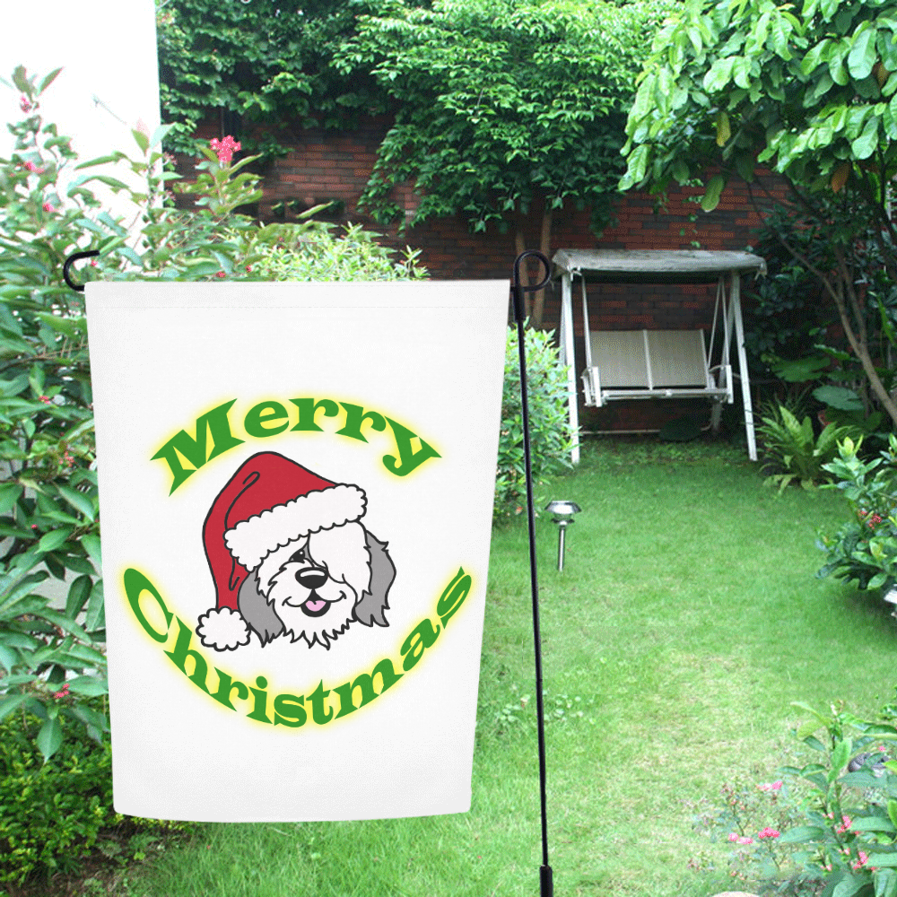 merry christmas Garden Flag 12‘’x18‘’（Without Flagpole）