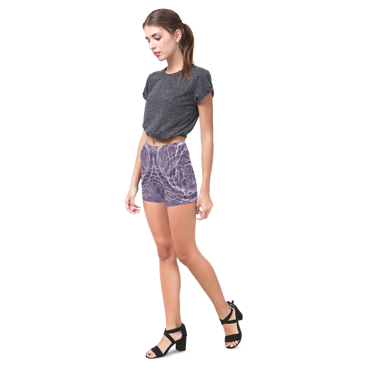 Violet Tower Briseis Skinny Shorts (Model L04)