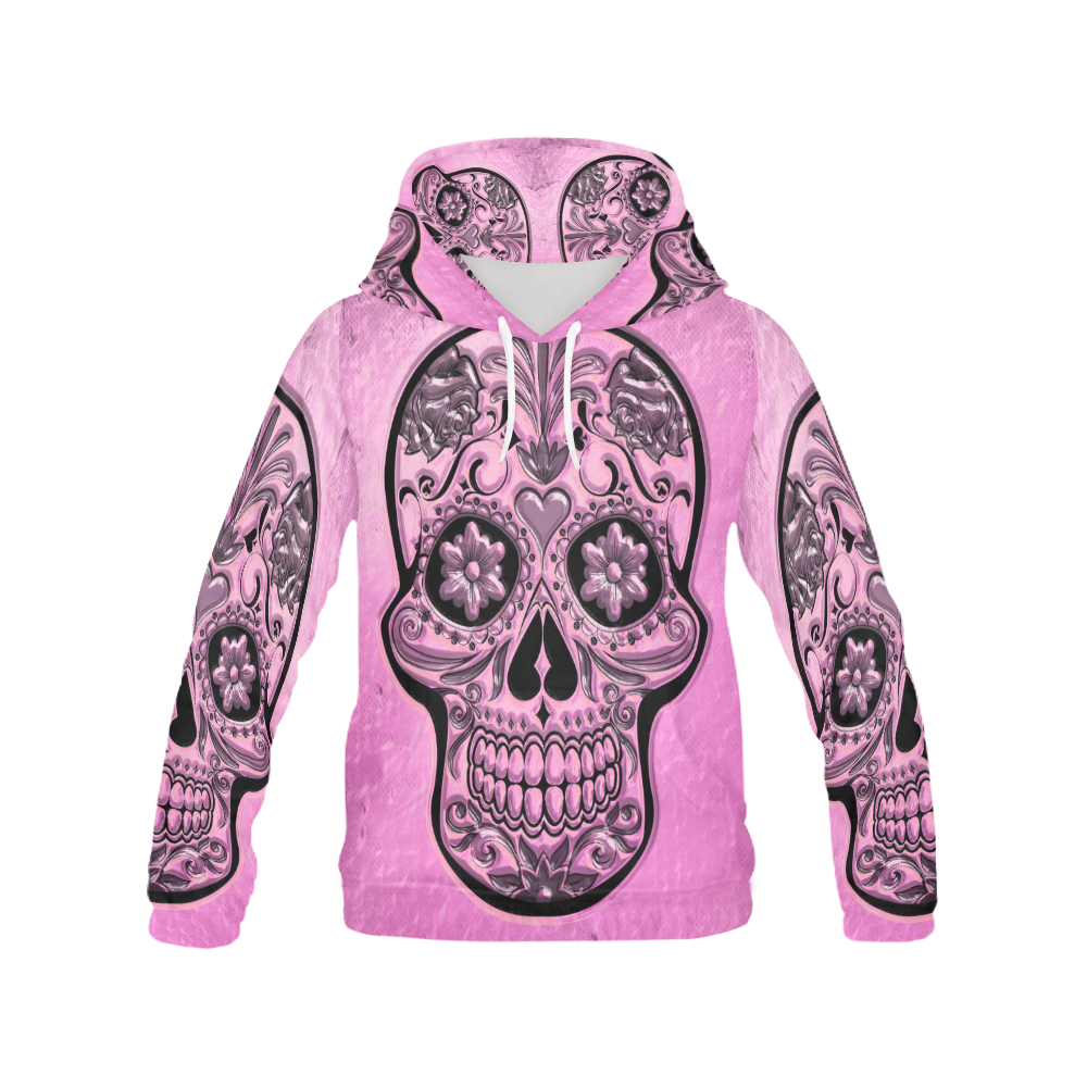 Skull20170490_by_JAMColors All Over Print Hoodie for Men (USA Size) (Model H13)
