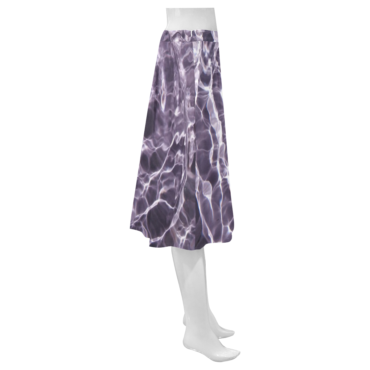 violaceous soul Mnemosyne Women's Crepe Skirt (Model D16)