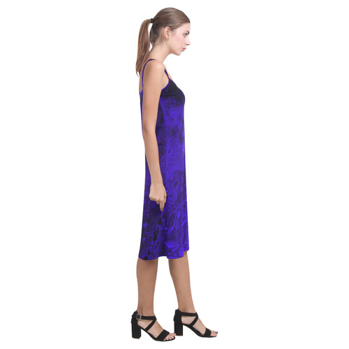 Secret Caves - Ocean Blue Alcestis Slip Dress (Model D05)