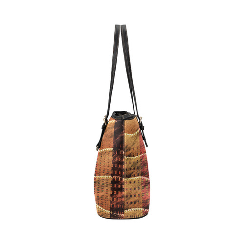 Batik Maharani #6 - Jera Nour Leather Tote Bag/Small (Model 1651)