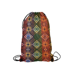 Batik Maharani #3 - Jera Nour Small Drawstring Bag Model 1604 (Twin Sides) 11"(W) * 17.7"(H)