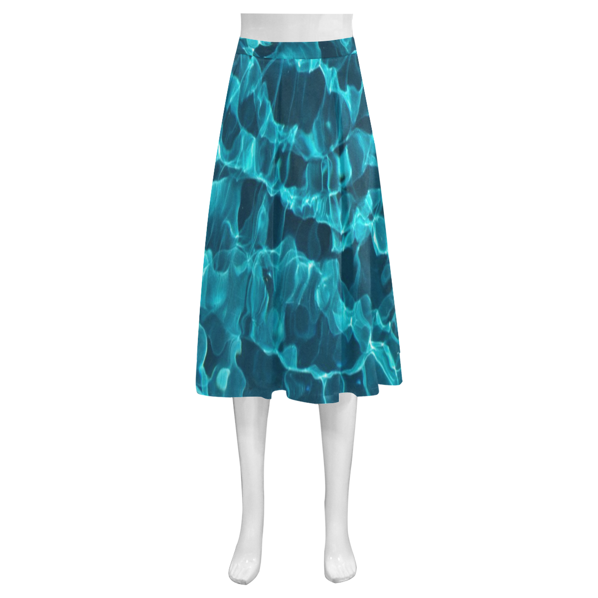 Blue Grass Roots Mnemosyne Women's Crepe Skirt (Model D16)