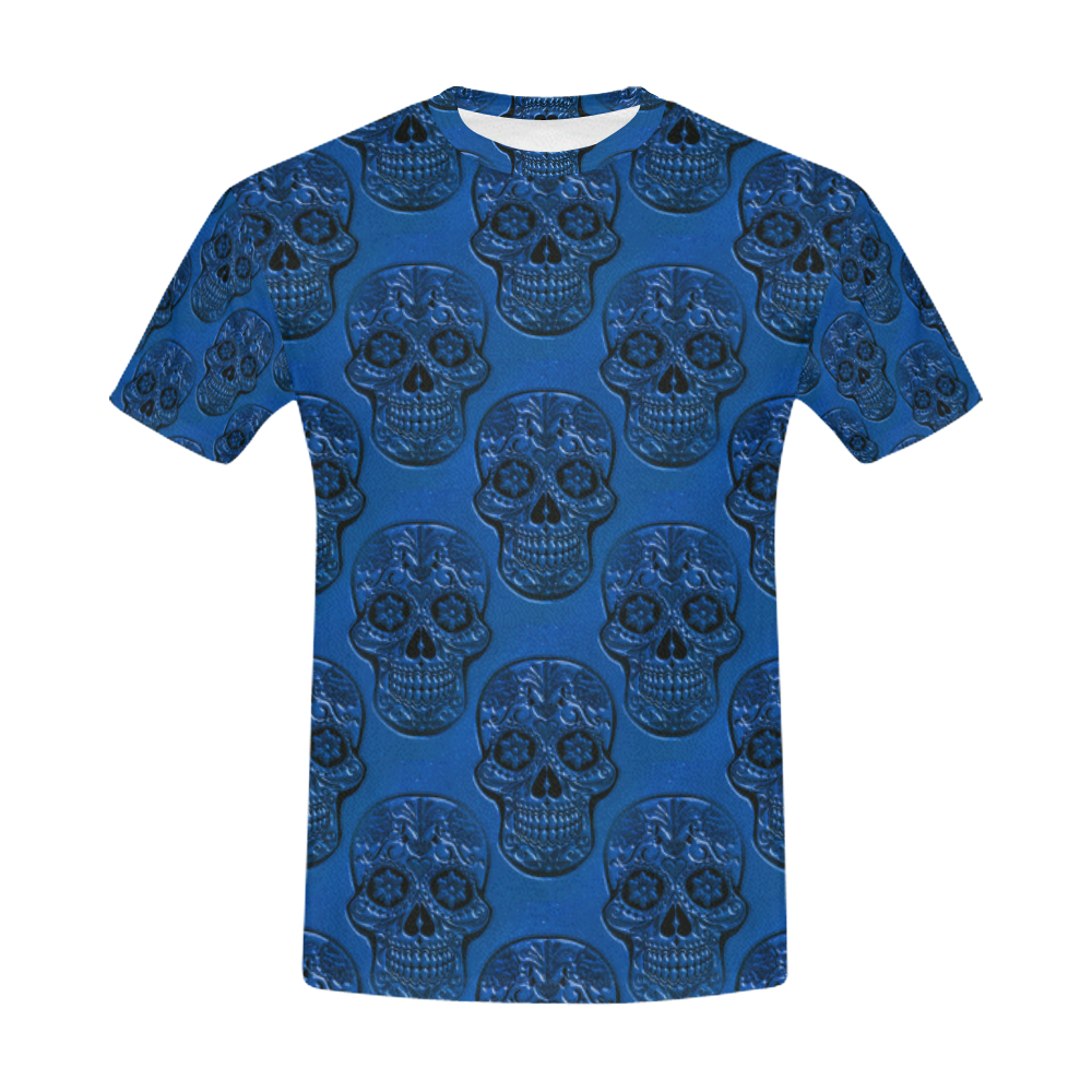 Skull20170509_by_JAMColors All Over Print T-Shirt for Men (USA Size) (Model T40)